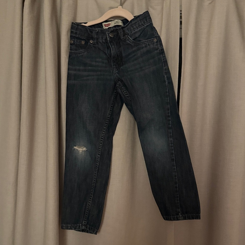 Levi's Kid’s Dark Blue Straight Jeans
